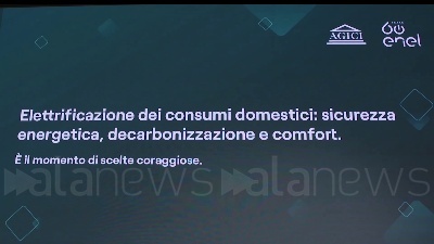 Scene from Enel: Lanzetta "Obiettivo è aumentare elettricità da fonti rinnovabili"