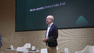 Scene from Enel: Lanzetta "Obiettivo è aumentare elettricità da fonti rinnovabili"