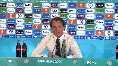 Scene from Europei, Mancini: "I ragazzi sono stati bravi. Adesso inizia un altro torneo"