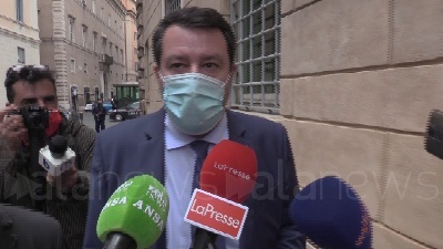 Scene from Riaperture, Salvini: "Se tornerò al cinema? Non solo lì anche al teatro"