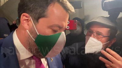 Scene from Quirinale, Salvini: "Non ho sentito Cassese. Draghi è prezioso a Chigi"