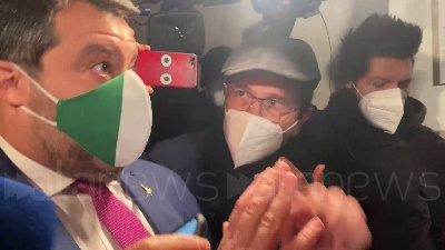 Scene from Quirinale, Salvini: "Non ho sentito Cassese. Draghi è prezioso a Chigi"