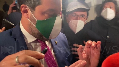 Scene from Quirinale, Salvini: "Non ho sentito Cassese. Draghi è prezioso a Chigi"
