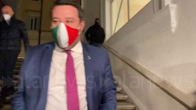 Scene from Quirinale, Salvini: "Non ho sentito Cassese. Draghi è prezioso a Chigi"