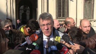 Scene from Landini: "Primo passo per aumento salari è una giornata importante"