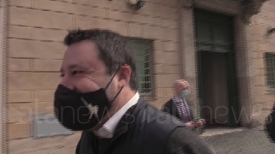 Scene from Governo, Salvini: "Priorità lavoro, con Draghi esecutivo del cambiamento"