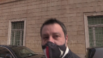 Scene from Governo, Salvini: "Priorità lavoro, con Draghi esecutivo del cambiamento"
