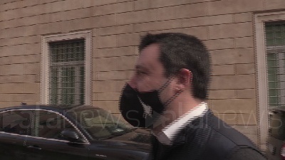 Scene from Governo, Salvini: "Priorità lavoro, con Draghi esecutivo del cambiamento"