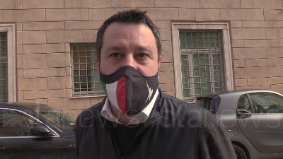 Scene from Governo, Salvini: "Priorità lavoro, con Draghi esecutivo del cambiamento"