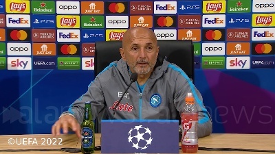 Scene from Champions League, Spalletti: "Con il Liverpool sarà una bella finalina"