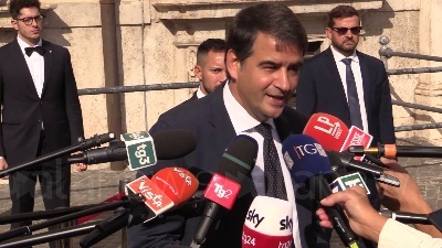 Scene from Governo, Fitto: "Oggi non è la giornata per parlare di dossier, serve serietà"