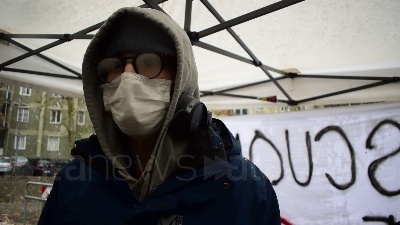 Scene from Milano, studenti in protesta contro la dad: "Neanche la neve può fermarci"