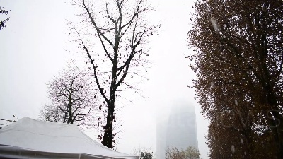 Scene from Milano, studenti in protesta contro la dad: "Neanche la neve può fermarci"