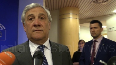 Scene from Tajani: "Ppe alternativo a M5S"