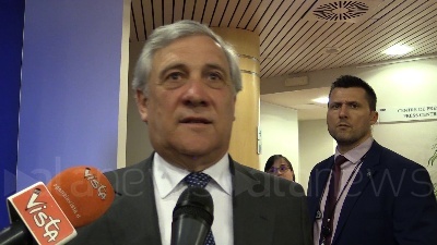 Scene from Tajani: "Ppe alternativo a M5S"
