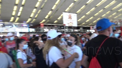 Scene from Whirlpool, lavoratori in corteo da Termini al Mise: "Il tempo corre veloce"