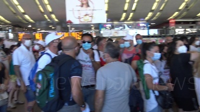 Scene from Whirlpool, lavoratori in corteo da Termini al Mise: "Il tempo corre veloce"