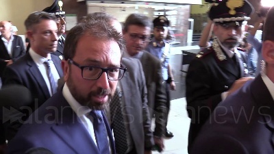 Scene from Borrelli, Bonafede: "Contributo fondamentale per giustizia"