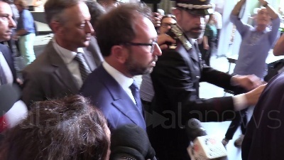 Scene from Borrelli, Bonafede: "Contributo fondamentale per giustizia"