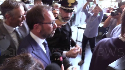 Scene from Borrelli, Bonafede: "Contributo fondamentale per giustizia"