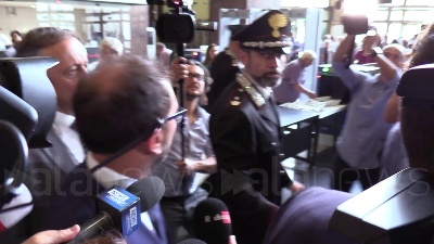 Scene from Borrelli, Bonafede: "Contributo fondamentale per giustizia"