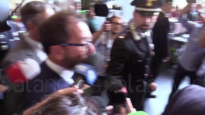 Scene from Borrelli, Bonafede: "Contributo fondamentale per giustizia"