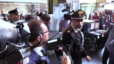 Scene from Borrelli, Bonafede: "Contributo fondamentale per giustizia"