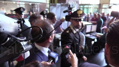 Scene from Borrelli, Bonafede: "Contributo fondamentale per giustizia"