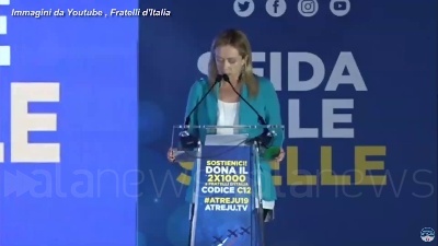 Scene from Ue, Meloni: "Sassoli nemico degli italiani"