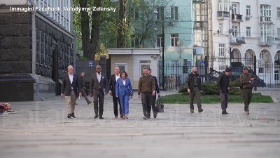 Scene from Ucraina, Pelosi a Kiev: "La vostra battaglia è per tutti, qui per dirvi grazie"