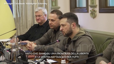 Scene from Ucraina, Pelosi a Kiev: "La vostra battaglia è per tutti, qui per dirvi grazie"