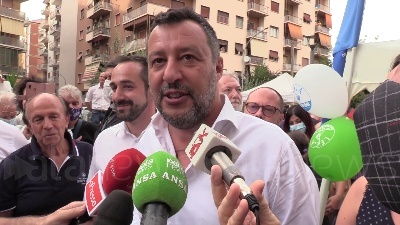 Scene from Valentino Rossi, Salvini: "Lui e Pellegrini due adii resi meno amari da vittorie italiane"