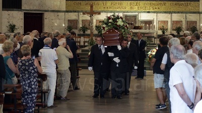 Scene from Funerali Luis Suarez: centinaia i presenti a Milano
