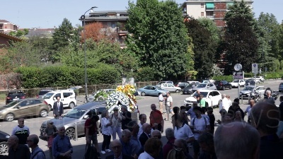 Scene from Funerali Luis Suarez: centinaia i presenti a Milano