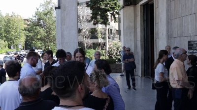 Scene from Funerali Luis Suarez: centinaia i presenti a Milano