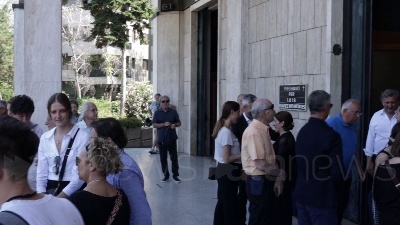 Scene from Funerali Luis Suarez: centinaia i presenti a Milano