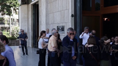 Scene from Funerali Luis Suarez: centinaia i presenti a Milano