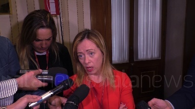 Scene from Meloni: "Conte deve dimettersi, Umbria è stato test nazionale"