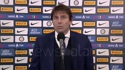 Scene from Inter-Spezia, Conte: "Risultato positivo e meritato, dispiace per il gol subito"