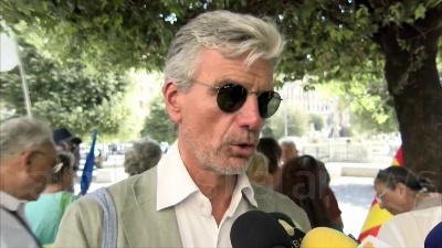 Scene from Acqua pubblica, corteo a Napoli: "Fico e Manfredi ascoltateci"