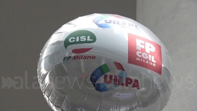 Scene from Milano, sciopero lavoratori pubblica amministrazione: "È il momento giusto per farlo"