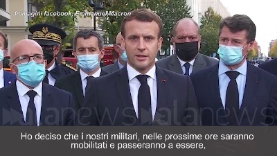 Scene from Francia, Macron aumenta in militari in strada: "Da tremila a settemila"