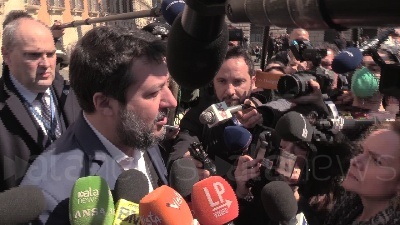 Scene from Ucraina, Salvini: "Ho apprezzato parole Zelensky. Risposta Occidente non solo armi ed esercito"
