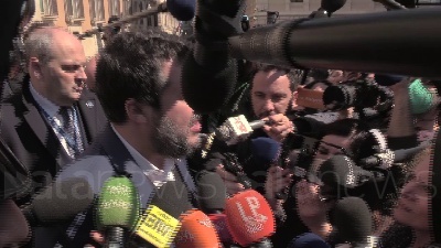 Scene from Ucraina, Salvini: "Ho apprezzato parole Zelensky. Risposta Occidente non solo armi ed esercito"