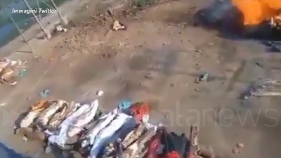 Scene from India, bruciati in strada i corpi dei morti per Covid