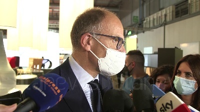 Scene from Green Pass, Letta: "Linea Salvini ha perso, fa solo propaganda"