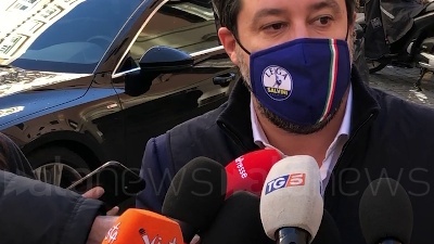 Scene from Salvini: "Ho scritto a Conte spero presto ci confronteremo"