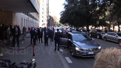 Scene from Draghi e Mattarella all'inaugurazione dell'anno giudiziario della Corte dei Conti