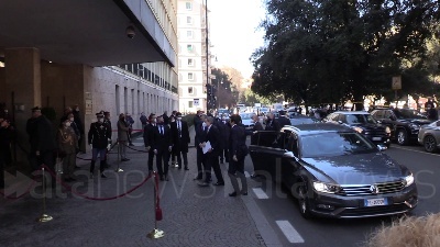 Scene from Draghi e Mattarella all'inaugurazione dell'anno giudiziario della Corte dei Conti