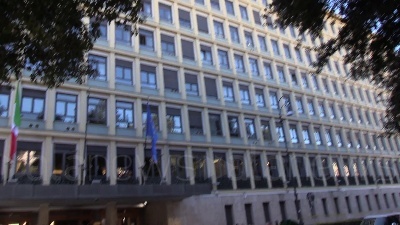 Scene from Draghi e Mattarella all'inaugurazione dell'anno giudiziario della Corte dei Conti